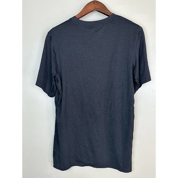 Nike Carolina Panthers Shirt Mens Small Black Football Dri Fit Just Do It Tee - Picture 2 of 3